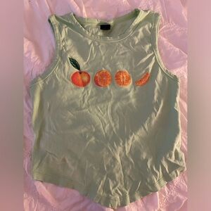 Urban Outfitters Open Back Fruit Tank